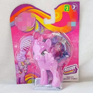 Hasbro My Little Pony Rainbow Power Fluttershy Princess Twilight Sparkle Pinkie Applejack Rarity Rainbow Dash Action Figure