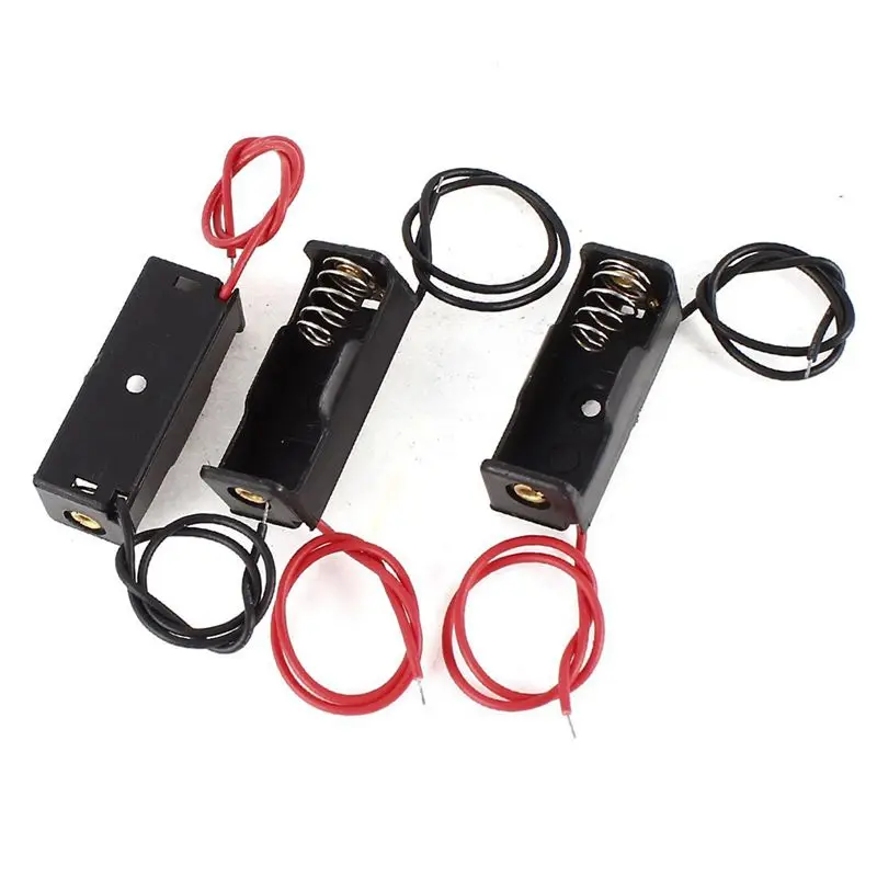 9 X Dual Cable Plastic 1 X 23 A 12 V Battery Holder Battery Case-AT64