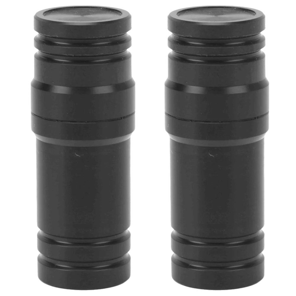 

2 шт. пластиковых защитных колпачков для соединения бильярдных киев, резьба 3/8x10, черные, с зубчатой резьбой для соединений 3/8x10