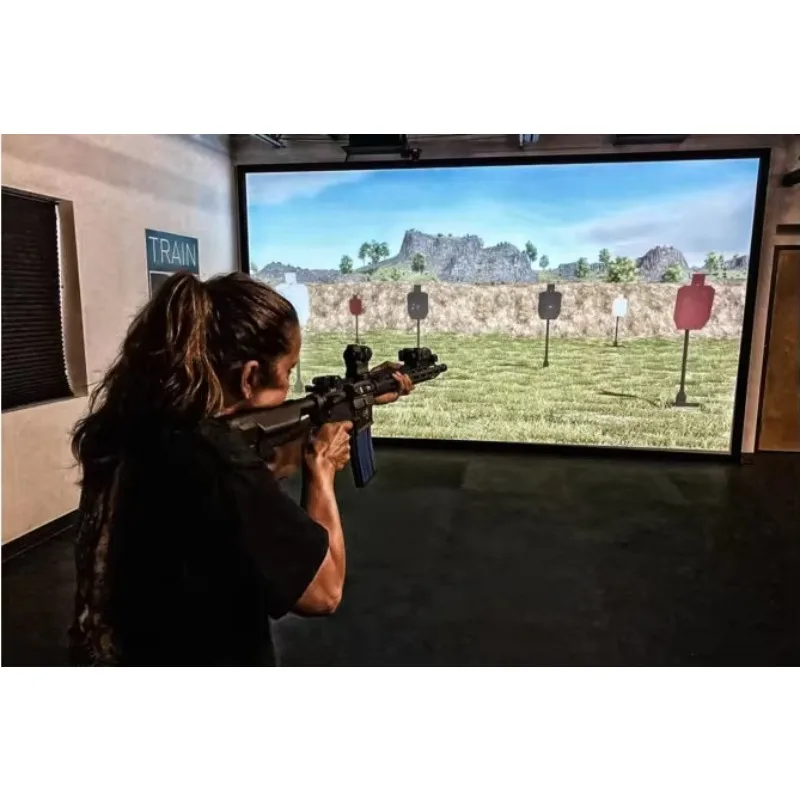 Leplay Immersive Interactive Projection Shooting System Game Laser Toy Gun Simulation For Indoor Entertainment Shopping Malls