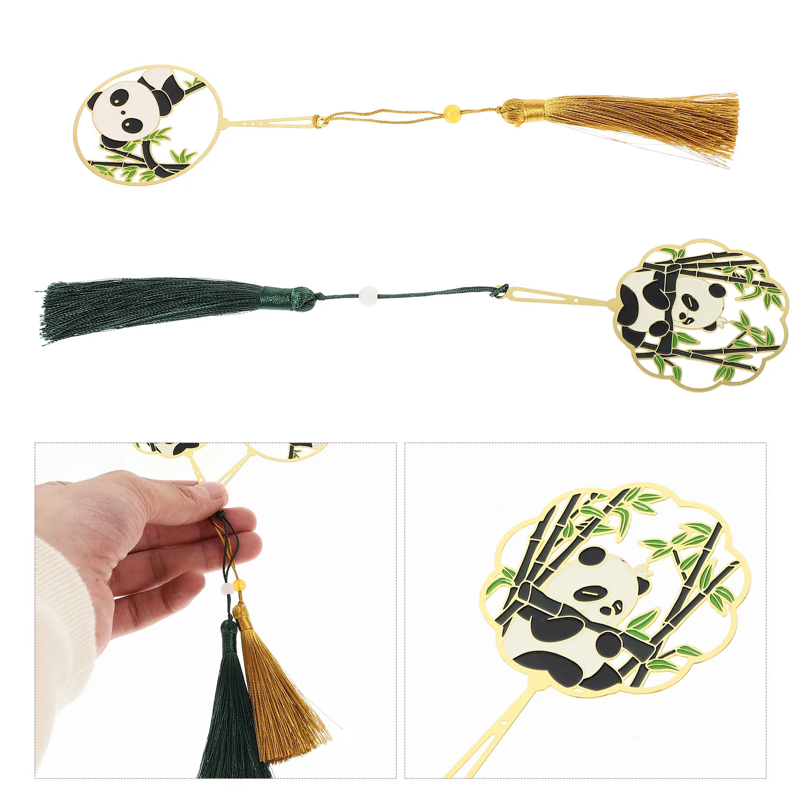 2 pezzi di segnalibri Simpatico segnalibro di pagina di lettura per gli amanti dei libri Segnalibro decorativo in metallo a forma di stile semplice ed elegante