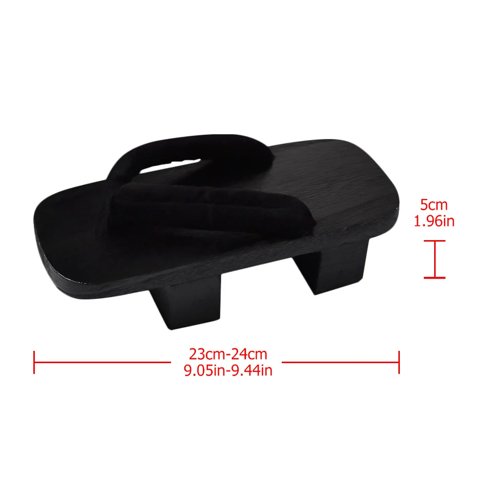 Sandalias de hombre Disfraces asiáticos para mujer Zuecos japoneses Zapatos de madera tradicionales Zapatillas