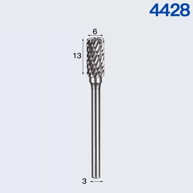 Burr rotanti in carburo Lidiao da 3 mm Burr rotanti set di file rotanti set bit di macinazione intaglio a doppio taglio per strumento di lucidatura in metallo in legno in acciaio