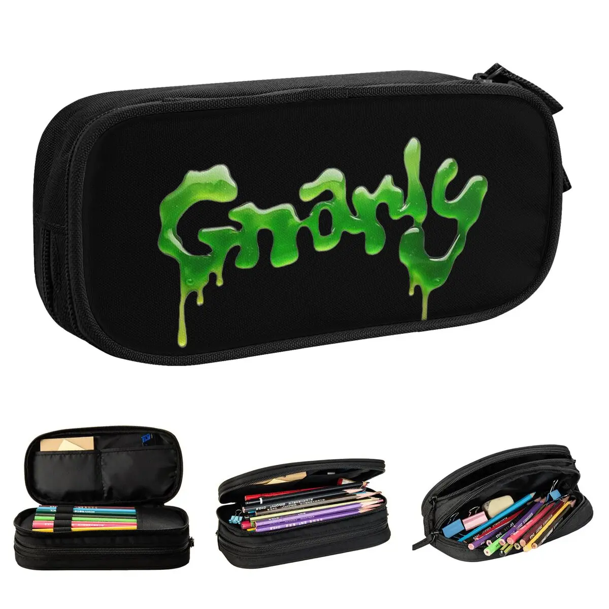 

Katseye Band Gnarly Album Pencil Case Pen Box Bag Kids Large Storage Students School Cosmetic Pencilcases