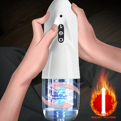 Automatic Rotation Male Masturbator Cup Sex Machines Silicone Vagina Real Pussy Blowjob Pocket Adult Masturbation Toys for Men