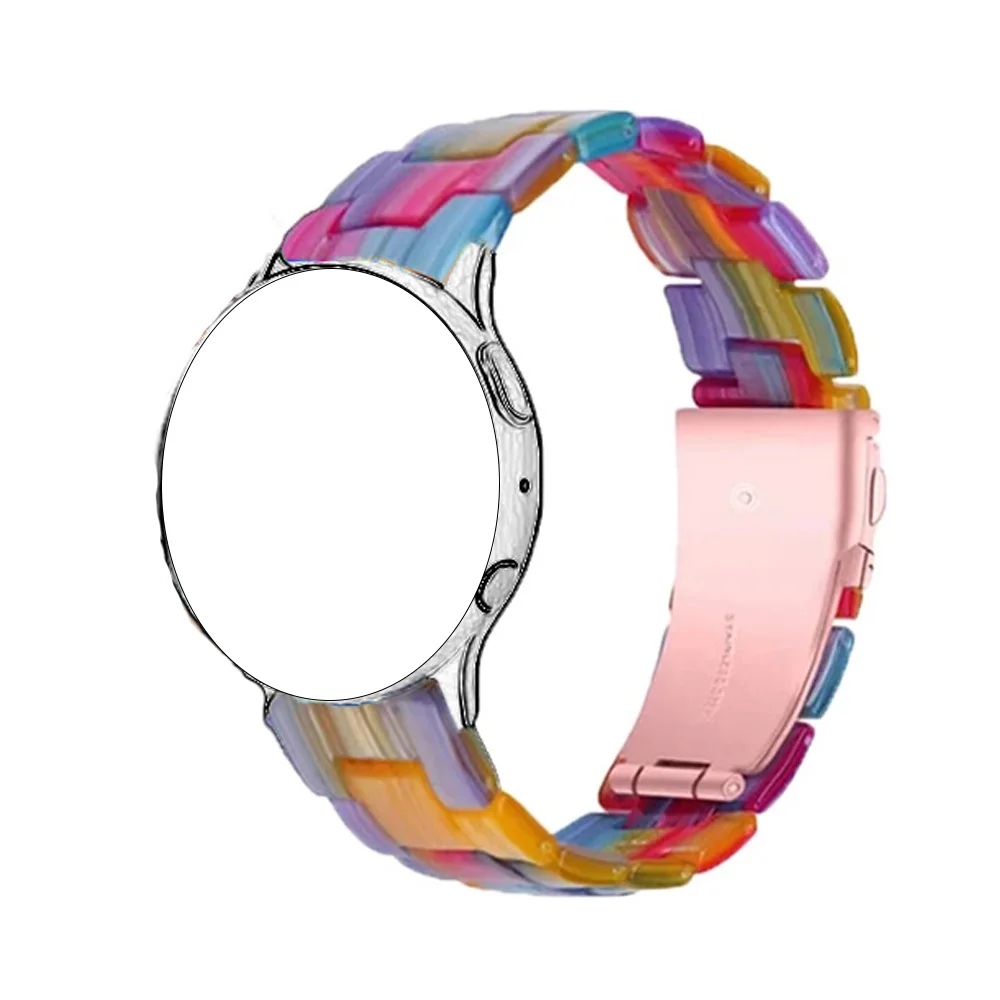 Ремешок из смолы 20 мм для Amazfit GTS 4/3/2, мини-женский ремешок для часов Amazfit Bip3/U, модный для Xiaomi Mibro Color/Lite/Air