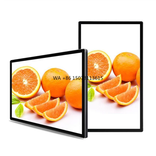 

Custom Size Appearance logo Factory Direct Sales Wall Mounted LCD Internet Advertising Display