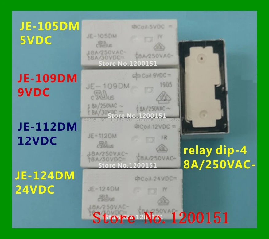 JE-105DM JE-109DM JE-112DM JE-124DM relay DIP-4