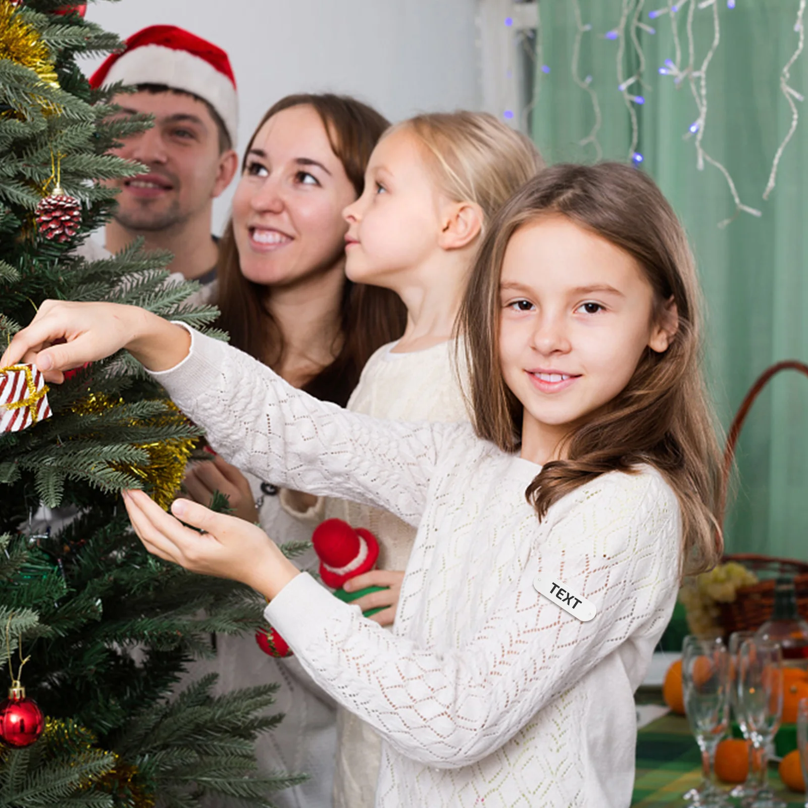 

100Pcs Blank PU Tags DIY Handmade Clothing Labels Apparel Sewing Accessories Hat Embossed Indentation Garment Tags