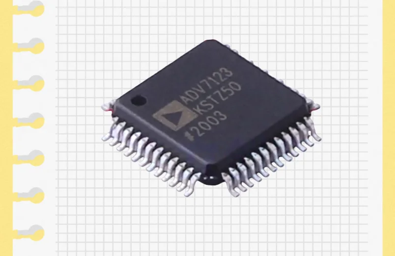 ADV7123KSTZ50 ADV7123KSTZ Package LQFP-48 ADV7123KSTZ5 CMOS 330 MHz Three Channel 10 Bit High Speed Video DAC