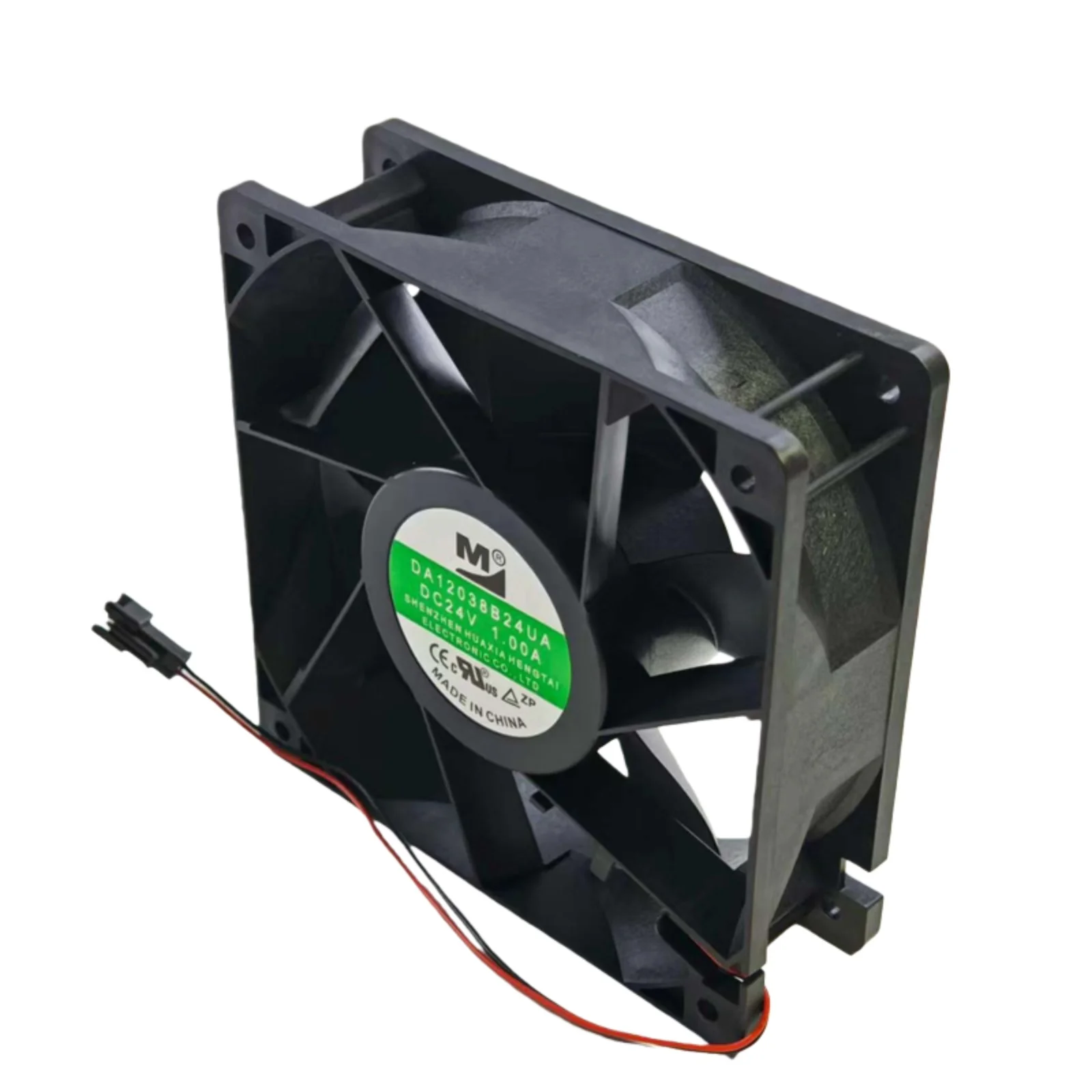 Original For DA12038B24UA DC 24V 1.0A 120mm Fan 12038 4000RPM 143CFM High Airflow Server Inverter Axial Cooling Violent Fan