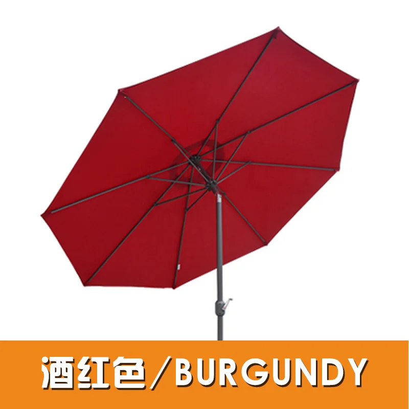 2.7m 3m middle column straight umbrella, outdoor courtyard umbrella, parasol, banquet balcony, garden large sun umbrella