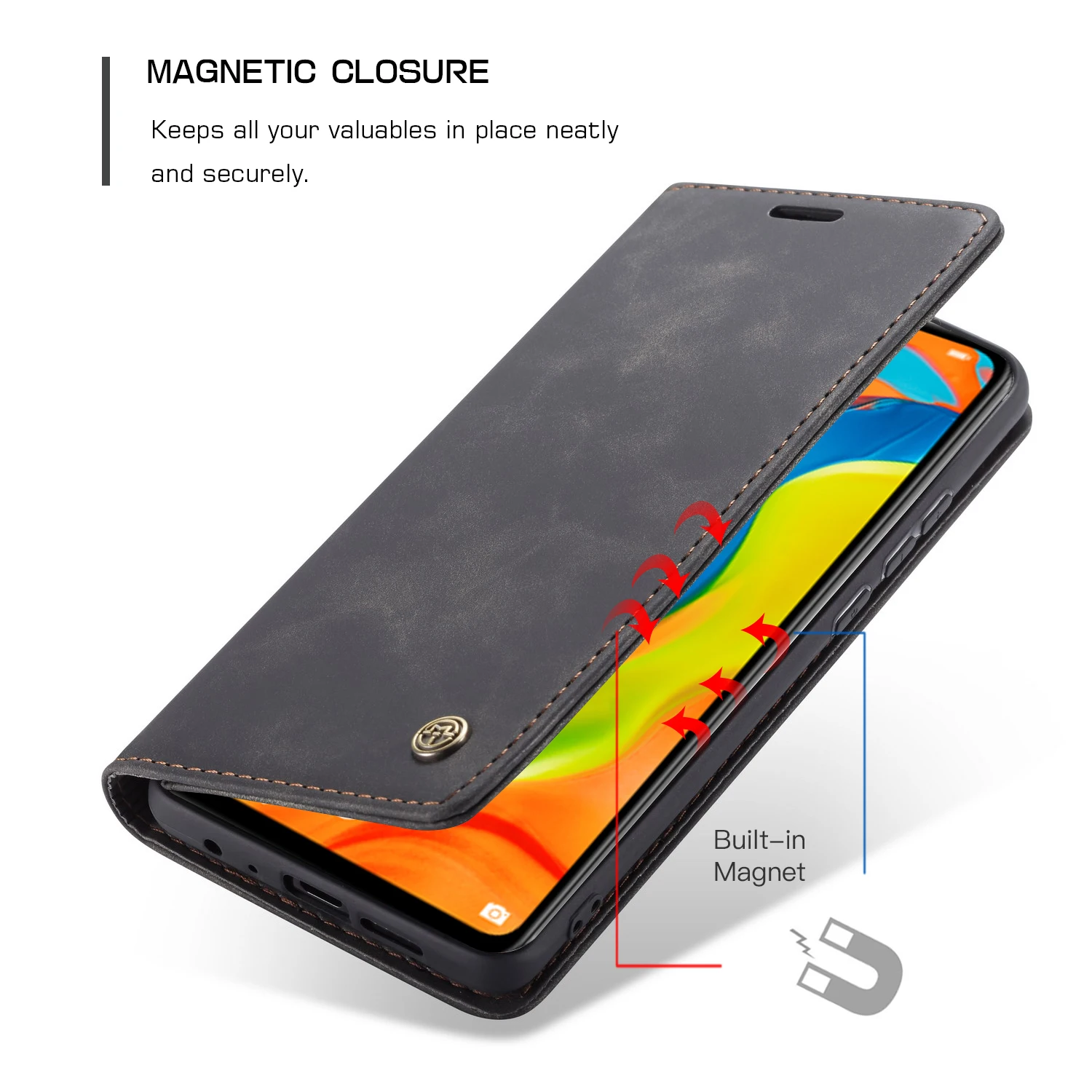 Leather Case For Apple iPhone 17 16 15 14 13 12 11 Pro XR Xs Max Mini 16e Air X 8 7 6S Plus 5S SE 2020 2022 SE3 Flip Case Cover