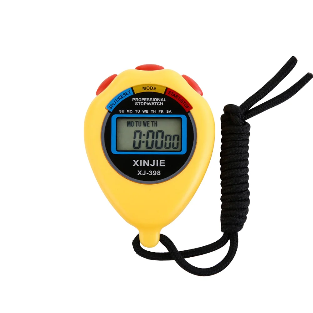 Digital Stopwatch Multi-function Digital Sports Timer Handheld Portable Outdoor LCD Sports Running Chronograph Stop Watchorts