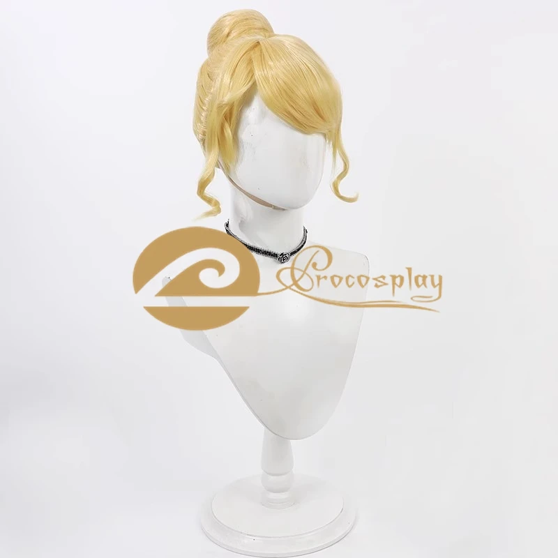 Cartoon Assepoester Cosplay Pruik Vrouwen Haar Cos Accessoires voor Halloween