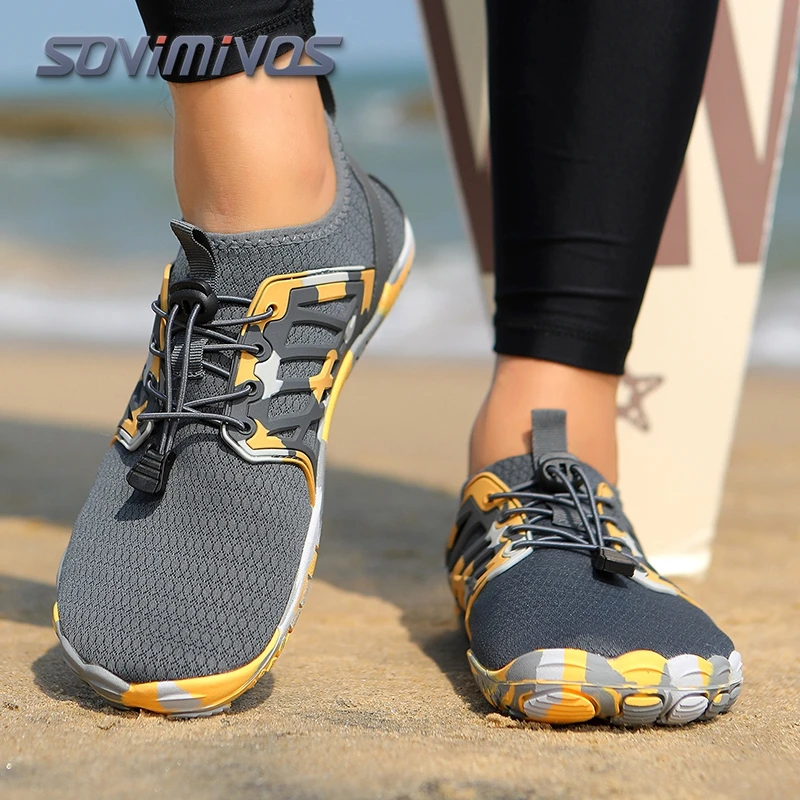 

Unisex Quick Dry Water Shoes Men Women Colorful Beach Swimming Surfing Seaside Aqua Shoes Couple Barefoot Upstream Sneakers