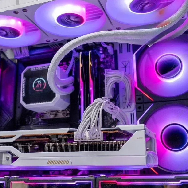 ПК геймер 12600KF + 5070/14600KF + 5080/VK03-MLCD белый хост игровой ПК для игр