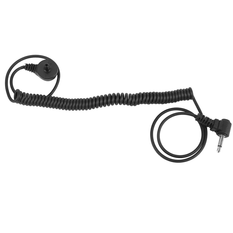 20X RHF 617-1N 3.5Mm RECEIVER/LISTEN ONLY Surveillance Headset Earpiece With Clear Acoustic Coil Tube Earbud Audio Kit-TCES