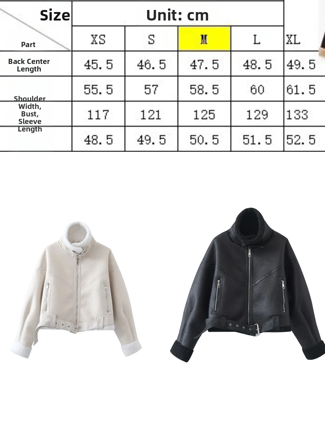 Damenmode Stehkragen Reißverschluss Motorrad Kurzjacke All-Match-Top im europäischen und amerikanischen Stil für Damen