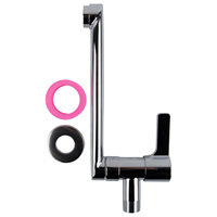 Sink Mop Pool Extended Faucet Rotatable Extended Basin Faucet Wall Mounted Stainless Steel Single Cold Water Kitchen Faucet ﻿