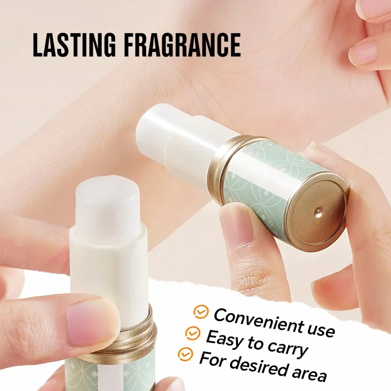 Solid Stick Perfume Portable Pocket Solid Balm for Dating  Long Lasting Fragrance Retention Birthday Gift and Flirting Perfume