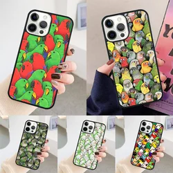 Animal Parrot Bird Phone Case For iPhone 17 Air 14 15 16 13 12 Max Cover For Apple iPhone 17 Air 11 Pro Max Plus Coque