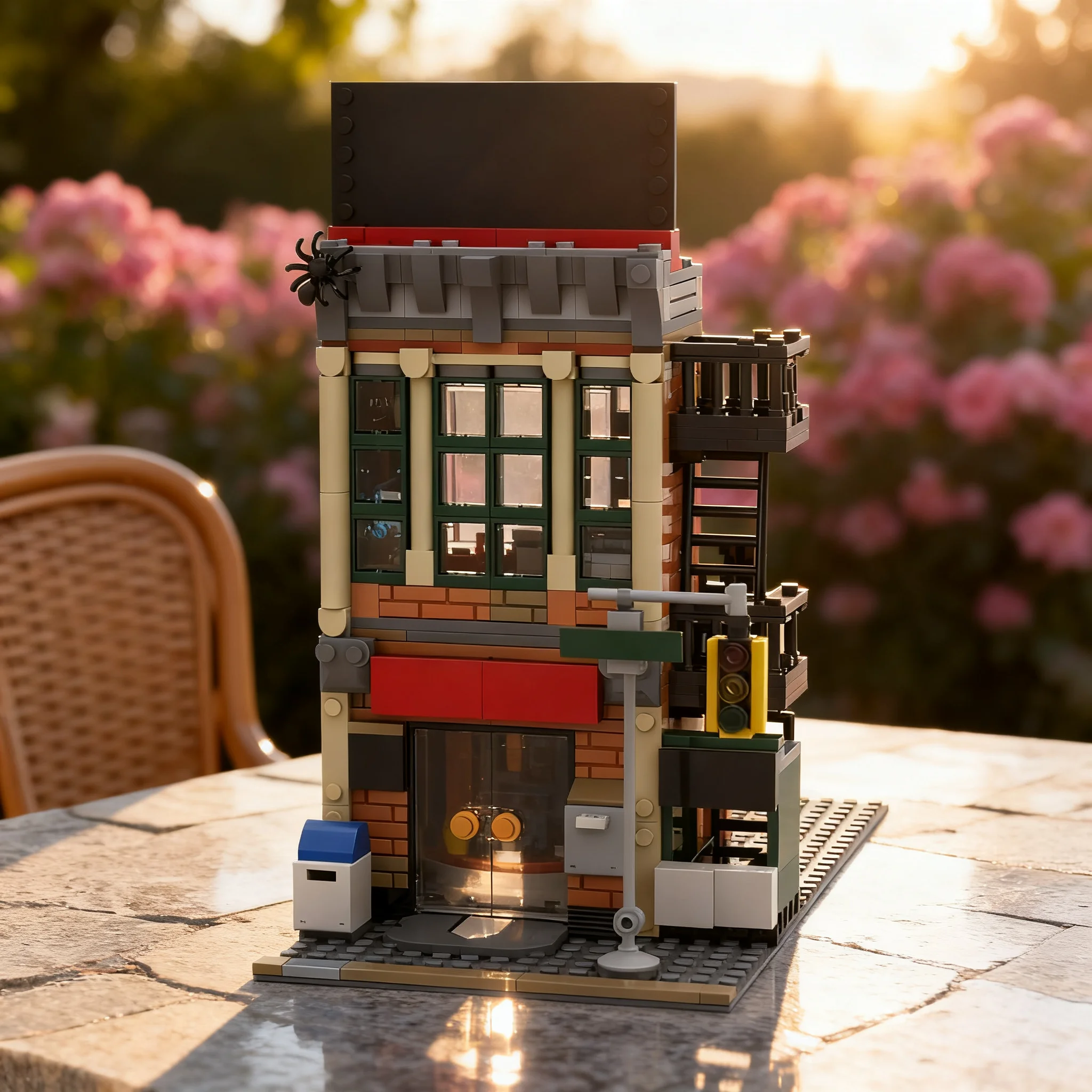 467pcs MOC Modular Newspaper Office - Modification Daily Bugle Modular Buildings Model Building Blocks Christmas Gift Toy 3D