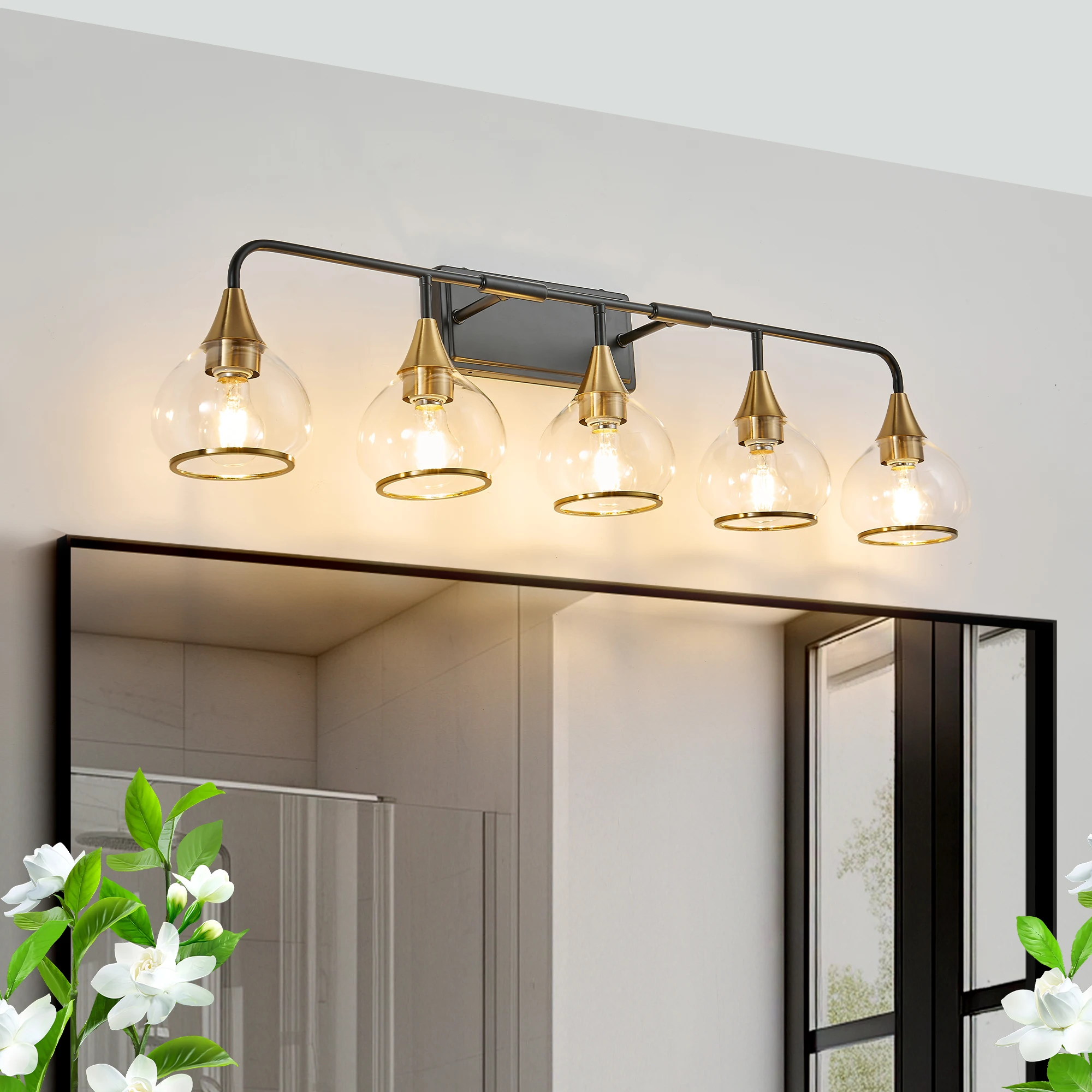 40" Modern 5-Light …