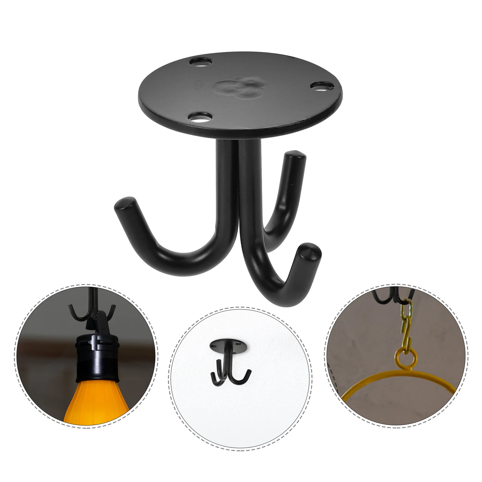 

Stainless Steel Ceiling Heavy Duty For Home Hanging Hook Plant Hanger Bathroom Ceiling Hook Durable Strong Load Bearing Easy