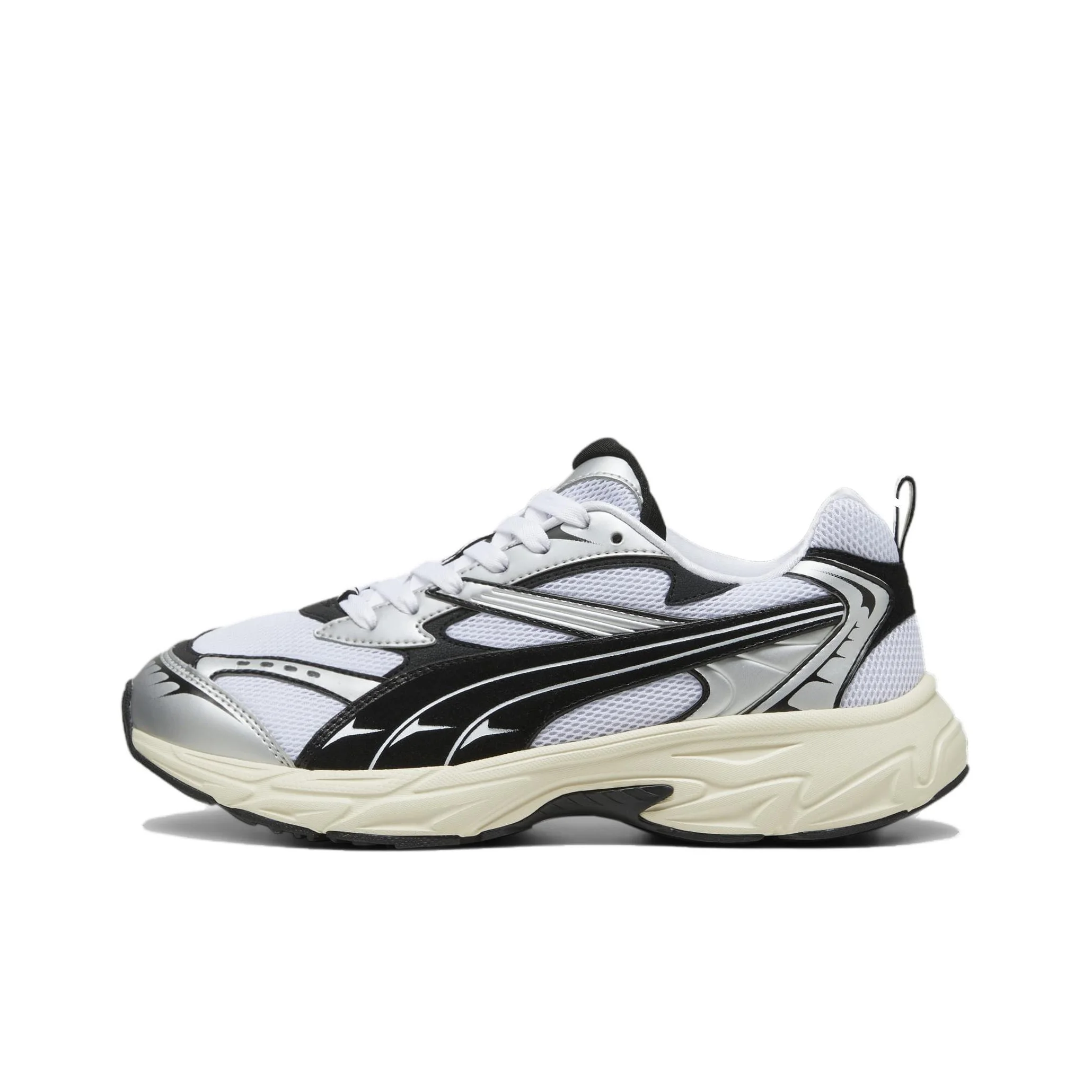 PUMA Morphic Low top Casual Shoes Unisex White Black 395920-02