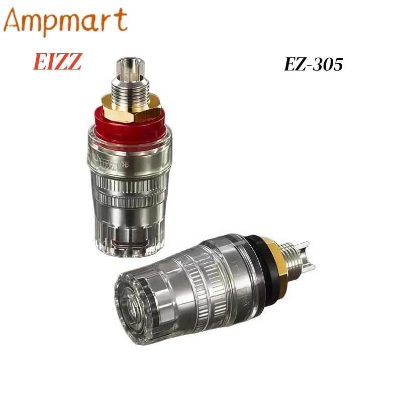 Ampmart 24K vergoldete Anschlussklemmen aus reinem Kupfer EZ-304\305\307 HiFi-Röhrenverstärker-Lautsprecherstecker – Detail 5