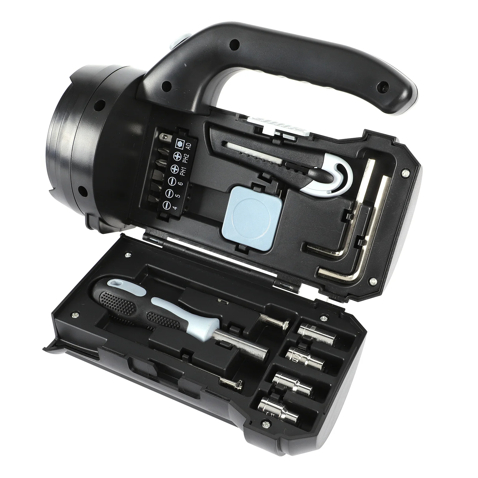 1 set di torcia da campeggio esterna kit torcia di emergenza portatile compatta ad alta luminosità luce da campeggio esterna