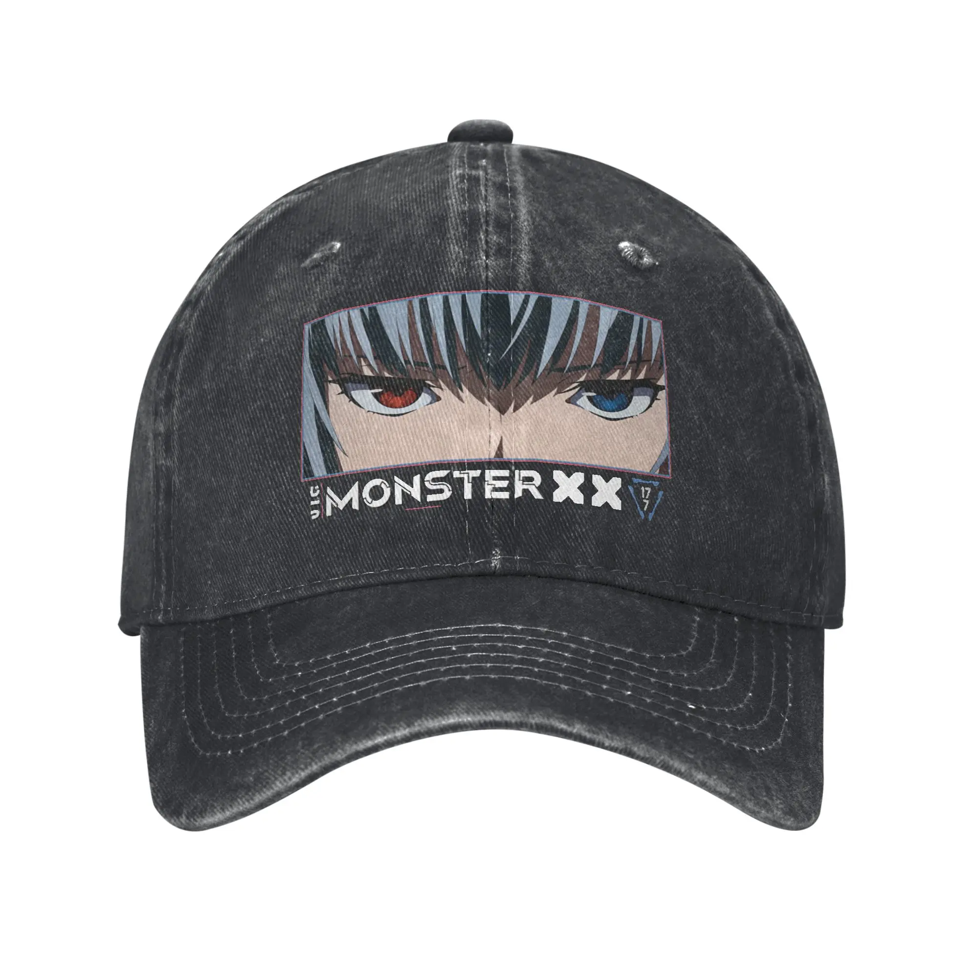 Powerful Anime Eyes Monster Japanese Typography Anime Style Fashion Baseball Cap  Casual Caps Women  Running Caps Women