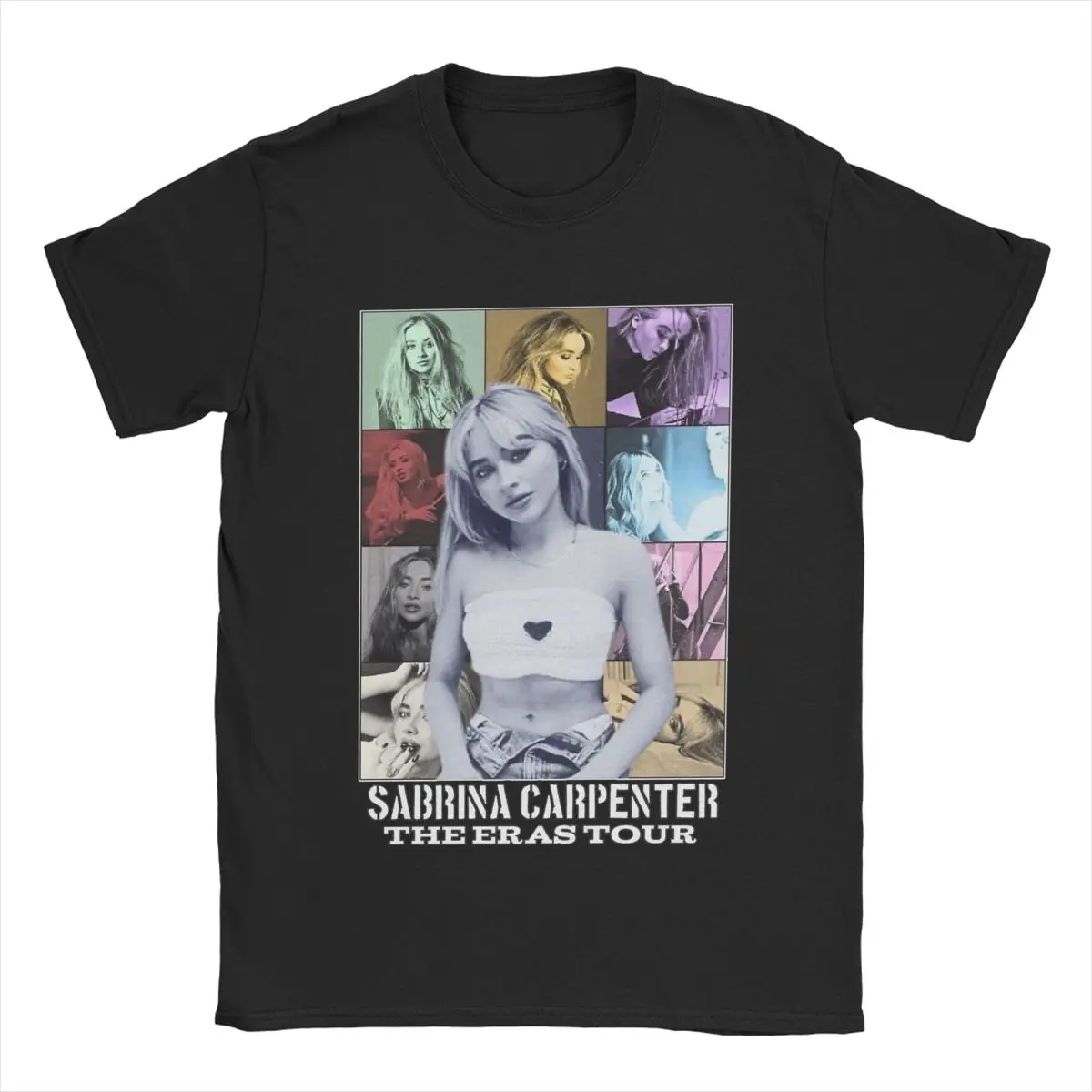 Sabrina Carpenter Eras Tour T Shirts Apparel Men Women Cotton Hipster Tee Shirt Short Sleeve Clothes Summer