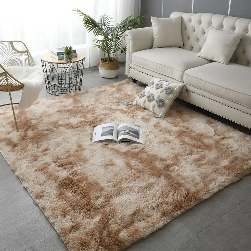 VIKAMA Nordic super soft silk wool living room bedroom bay window casual girl bed room large area full carpet floor mat