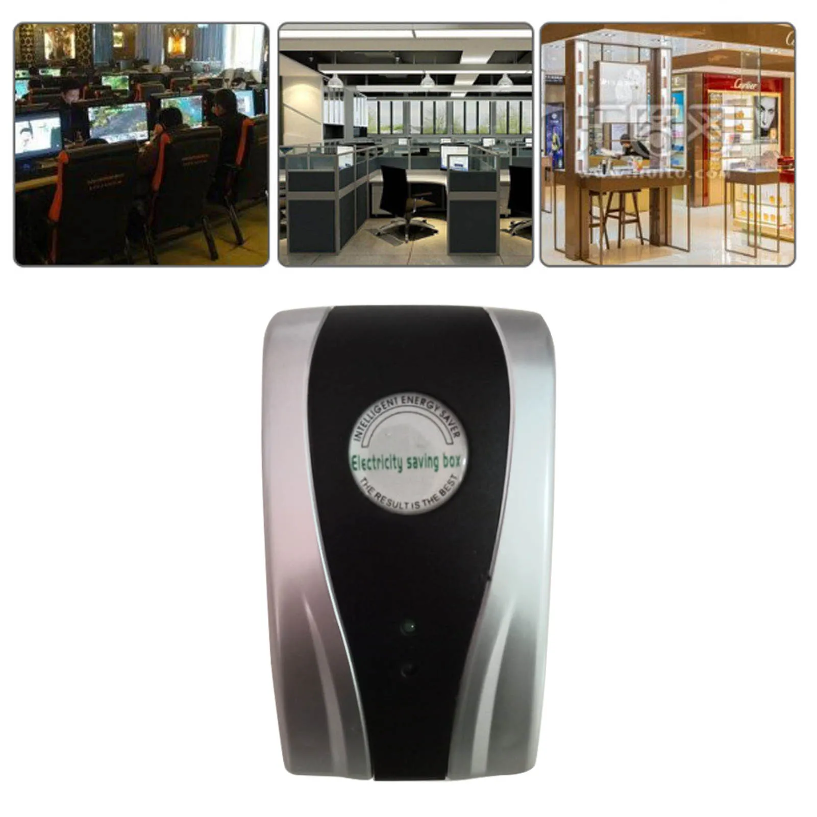 Electric Power Saver Power Saving Device 90‑250V Smart High Efficiency Household Appliance  with Capacitor for Office