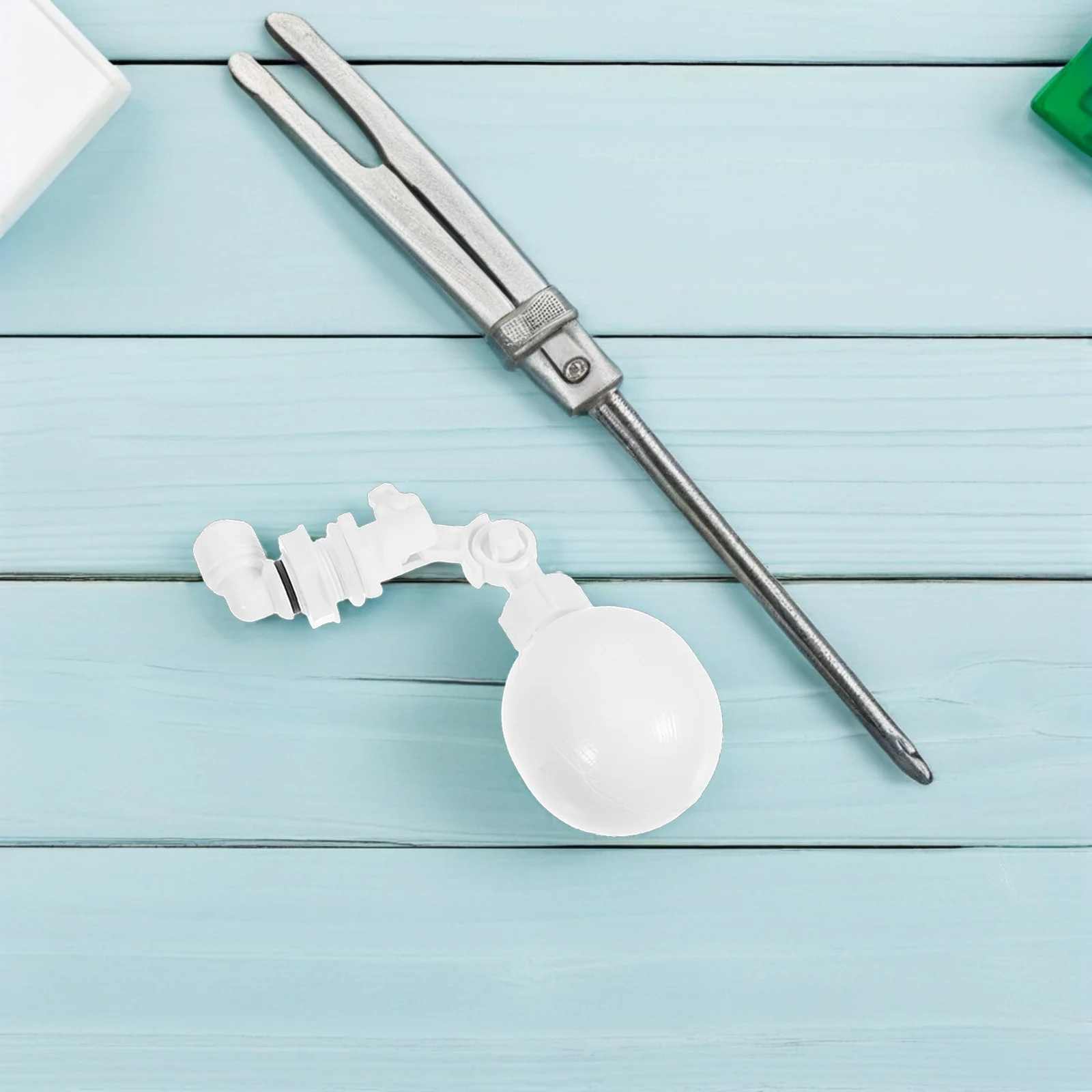 

2pcs Automatic Level Control Float Kit 1/4 Inch Quick Connect White Plastic For Dispenser Tank Cooler Float Valve For Tank