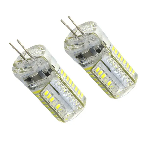 

2Pcs G4 220V Smd 3014 64LED Light Bulb 200lm 6000k Low Power Consumption Wide Application G4 LED Light Bulb