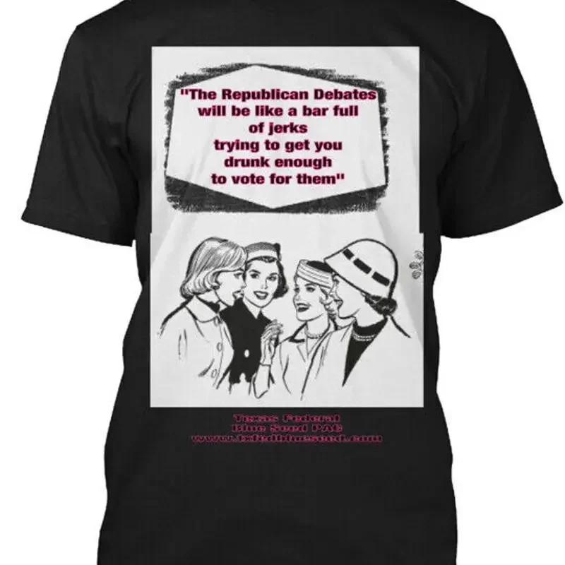 I repeat can t wait for the debates T Shirt Made in USA Size S to 5XL