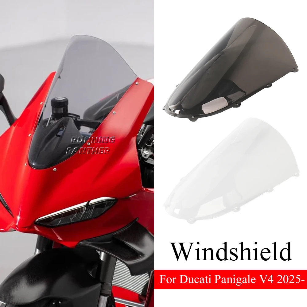 

Windshield Shield Screen Protection Motorcycle Accessories Windshield For Ducati Panigale V4 2025- ﻿