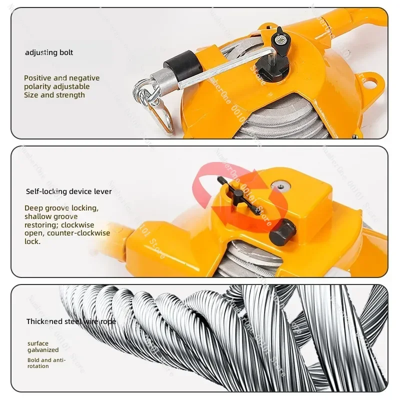 Spring Balancer 1-30kg Self Locking Tower Crane Elastic Lift Tool Holder For Workshop Assembly Line Heavy Duty Equipment
