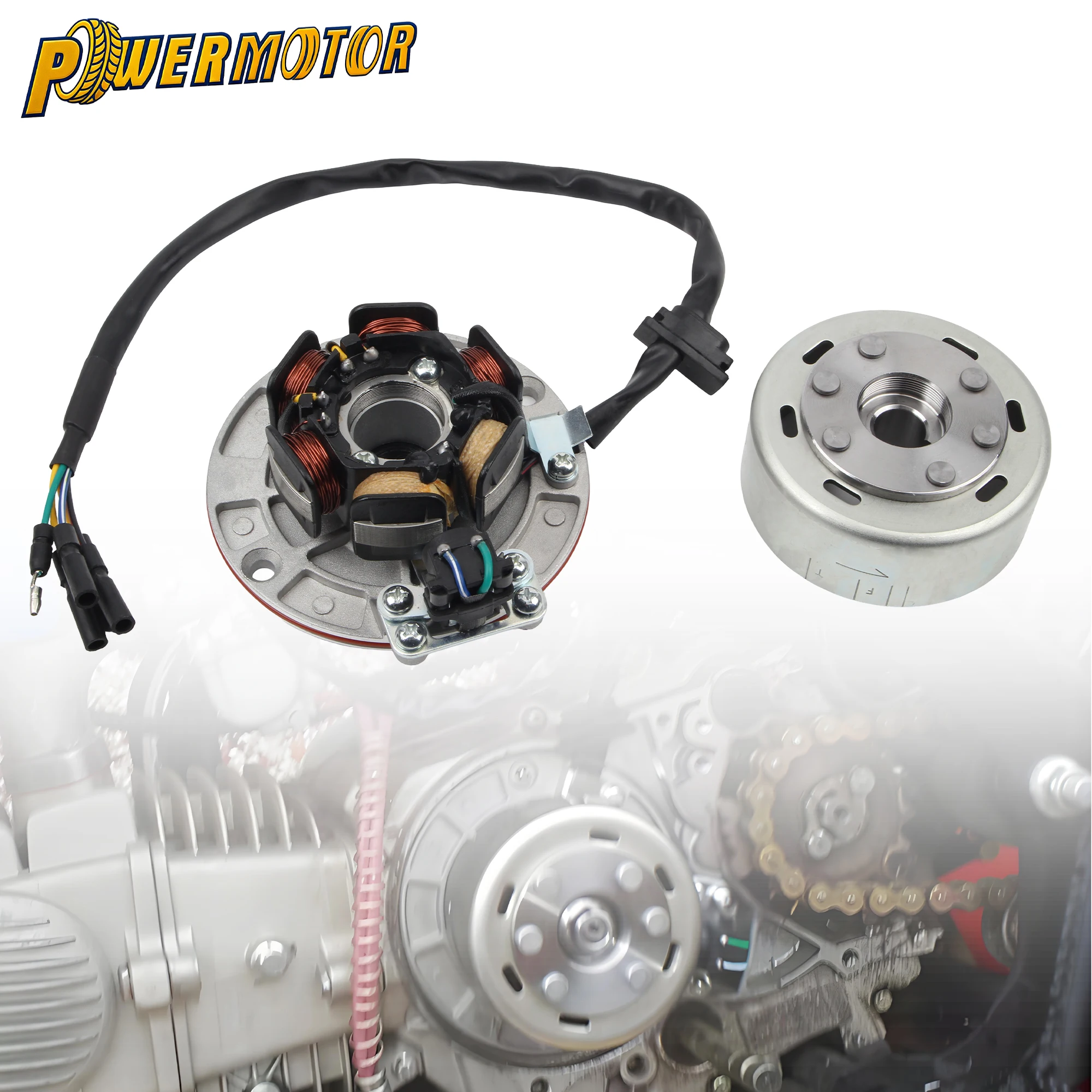 

Motorcycle AC Ignition Magneto Stator Flywheel Kit For YinXiang YX 1P60FMJ 160FMK 150cc 160cc Dirt Bike ATV GO Kart Accessories