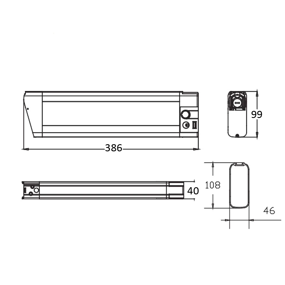 Biria S2 36V 48V 10.4Ah 12.8Ah 14Ah for PVY Z20 PRO Elux sierra E-Lux Epik SE  Wido E-folding Battery