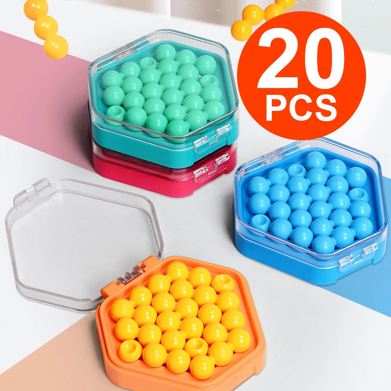 

IQ Mini Logic Game Bead Board Game Educational Learning Pocket Game Toys Stress Reducing Toys Self-Created Challenges