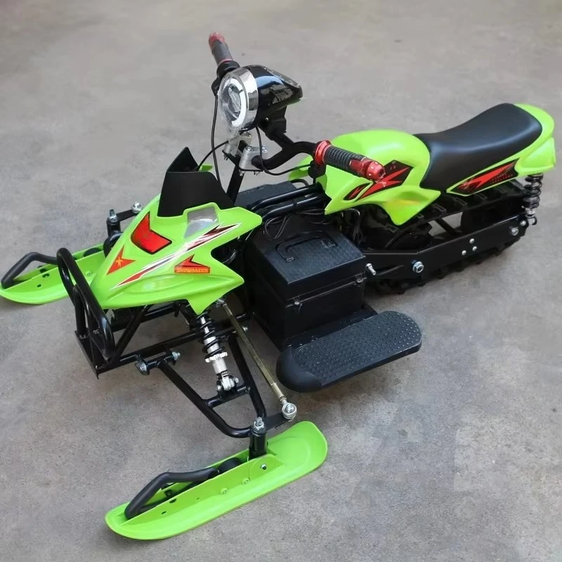 3-Speed Adjustment & Reverse with 4 Shock Absorbers 48V20A Chaowei Battery Kids & Adults 500W Electric Snowmobile