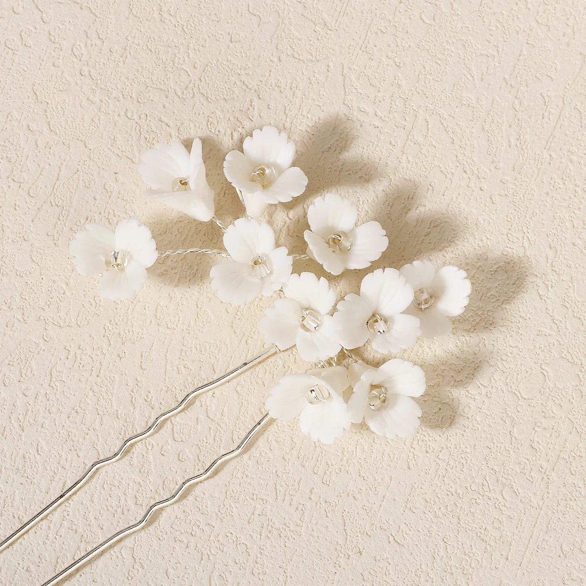 Frauen Blume Haarnadel Stick Hochzeit Braut Kristall Perle Haarnadel U Förmigen Haar Clip Barrettes Haar Zubehör Großhandel – Detail 26