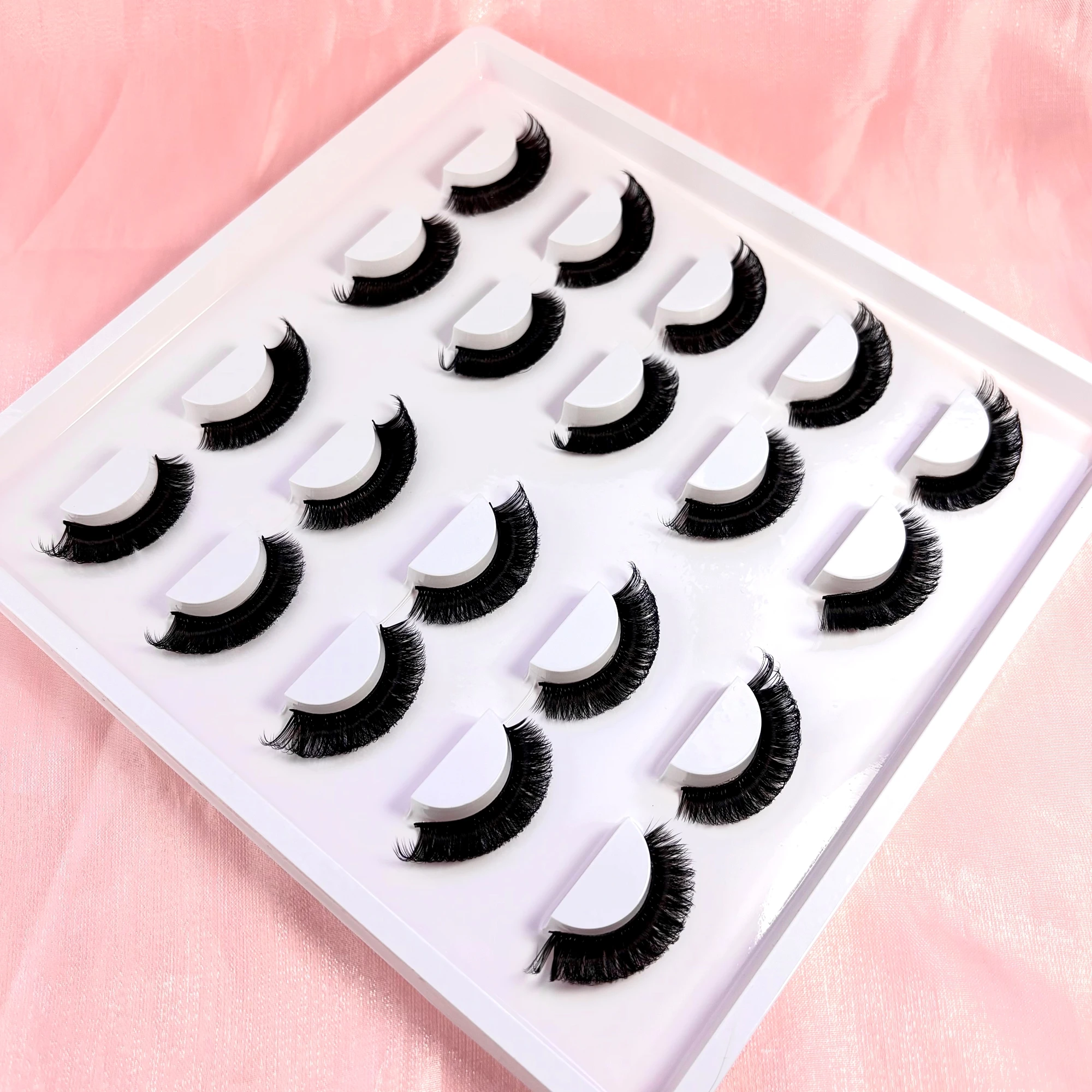 10 Pairs Volume And Dramatic Russian Strip Lashes