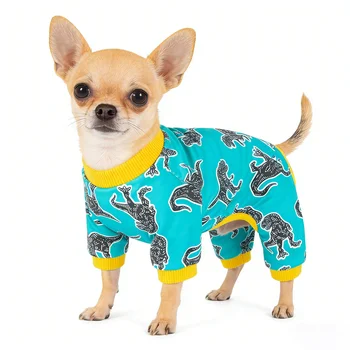 Soft Summer Puppy Pajama Onesie 1