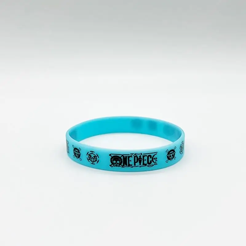 One Piece Luffy Roronoa Zoro Nami Mode Personalisiertes Silikon-Armband Paar Hochwertig Aussehendes Sport-Cosplay-Armband Geschenk Großhandel – Detail 2