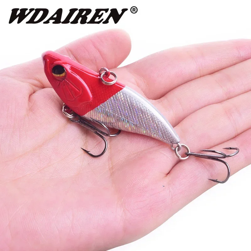 

1 Pc 6cm 14g Sinking VIB Fishing Lures Pesca Isca Artificial Bait Winter Ice Fishing Hard Bait Crankbait Swimbait Tackle